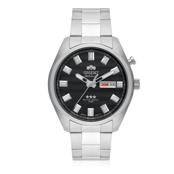 Relógio Masculino Orient Automatic 469SS076 G1SX Fundo Cinza