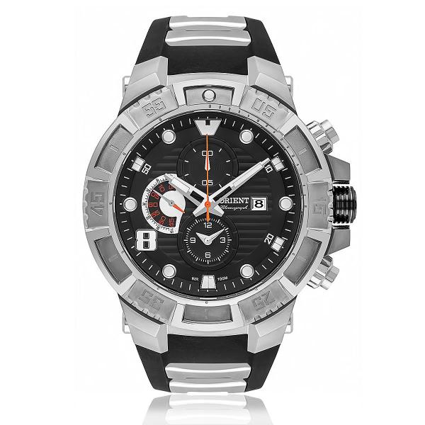 Relógio Masculino Orient Chronograph Analógico MBTPC006 P2PX Borracha