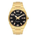 Relogio Masculino Orient Dourado Banhado Mgss1160-p2kx