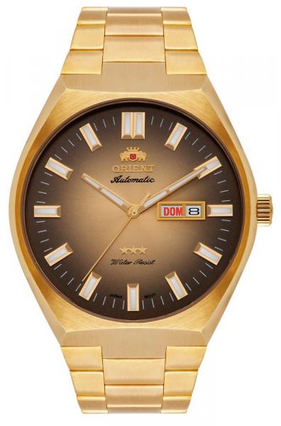 Relogio Masculino Orient Dourado Folhedo Ouro Automatico 469gp086