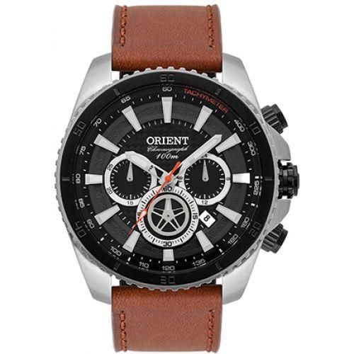 Relógio Masculino Orient MBSCC048-P1NX 48 Mm Couro Marrom