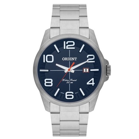 Relógio Masculino Orient Mbss1289 D2sx - Azul/Laranja