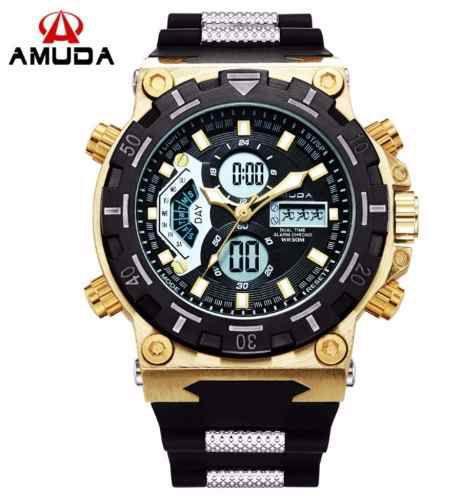 Relógio Masculino Original Amuda Am5004 Grande