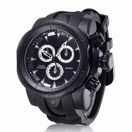 Relógio Masculino Original Amuda Venom Dourado Black Grande