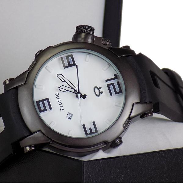 Relógio Masculino Original Pulseira em Silicone Garantia Nf - Orizom