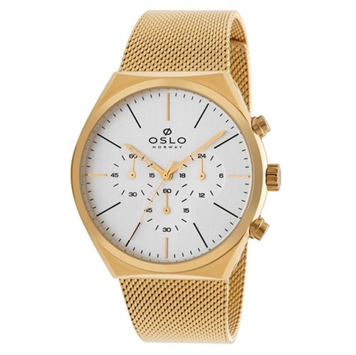 Relogio Masculino Oslo Dourado Omgsscvd0002