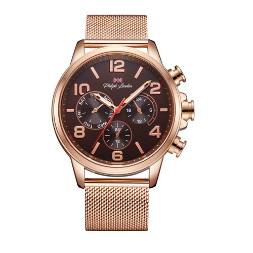 Relogio Masculino Philiph London Rose Gold Pl80056613m