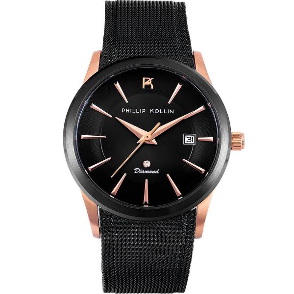 Relógio Masculino Phillip Kollin St. Maarten Zw20190p Diamond Rose Dark