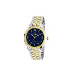 Relogio Masculino Prata e Dourado Champion Fundo Azul CA2170