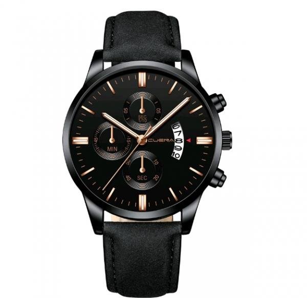 Relógio Masculino Preto Black Motion Design Quartz - Cuena