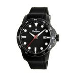 Relogio Masculino Preto Champion Com Data Pulseira Silicone