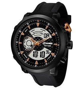 Relógio Masculino Preto Lince Xmspa017 P2Px