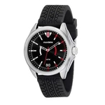 Relógio Masculino Pulseira Silicone Fundo Preto Mondaine