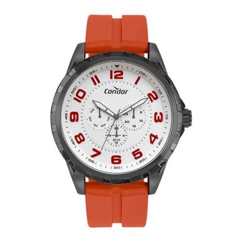 RELOGIO MASCULINO PULSEIRA VERMELHA CONDOR CO6P29JC/2B - Vermelho - Masculino - Dafiti