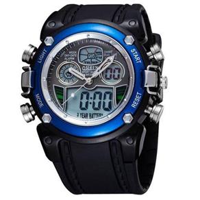 Relógio Masculino Pulso Digital Analógico Azul Barato Ohsen