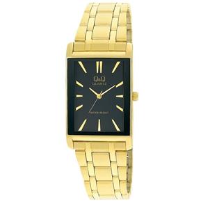 Relógio Masculino Ref: Q432-002y Social Retangular Dourado