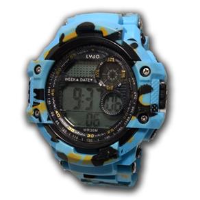 Relógio Masculino S-Shock Digital Militar C6 Aprova Dagua com Alarme Data ELuz