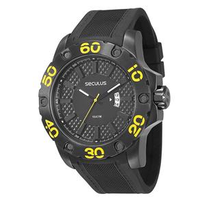 Relógio Masculino Seculus 28390Gpsbpu1 Analógico Preto