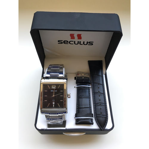 Relogio Masculino Seculus Aço Prateado Mod: 23557g0skna1