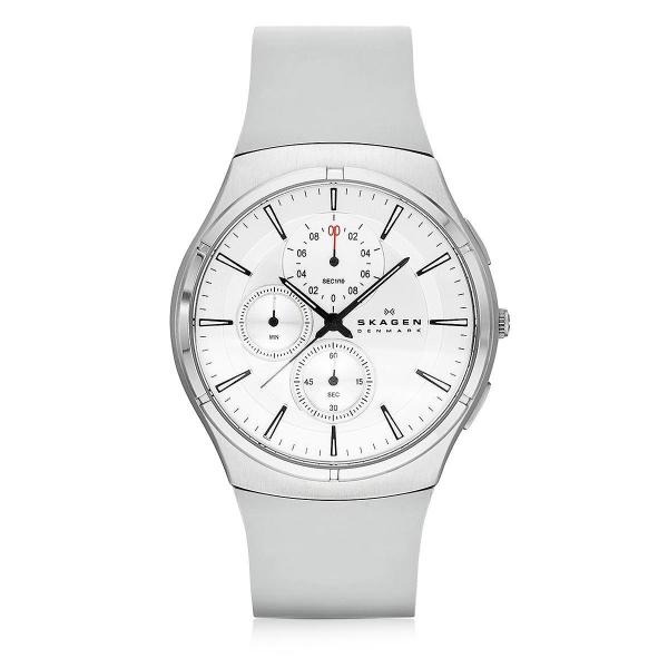 Relógio Masculino Skagen Analógico SKW6132/Z Borracha - Technos