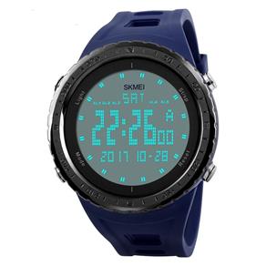 Relógio Masculino Skmei 1246 Esportivo Prova D`Água Azul Nf