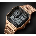 Relogio Masculino Skmei 1335 Digital Bronze Prova D Agua