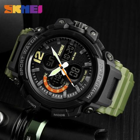 Relogio Masculino Skmei 1355 Anadigi Militar