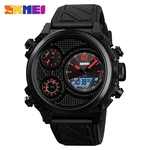 Relógio Masculino Skmei 1359 RD Pulseira em Silicone Preto e Vermelho