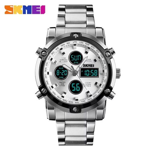 Relógio Masculino SKMEI - 1389 (Silver/White)