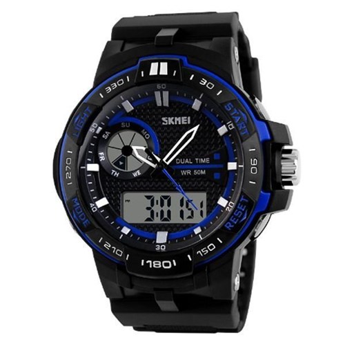 Relógio Masculino Skmei AnaDigi 1070 - Preto e Azul