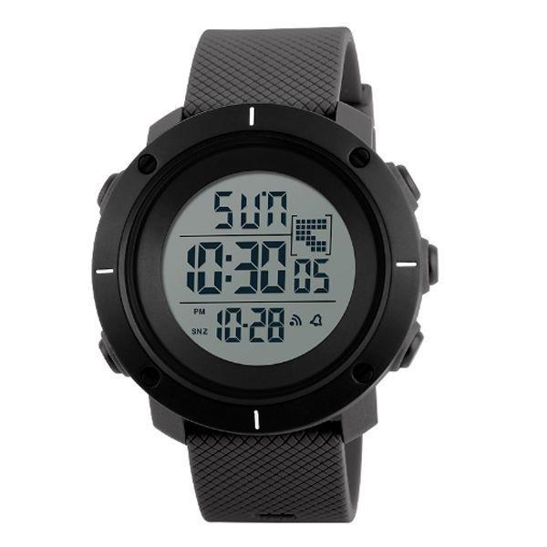 Relógio Masculino Skmei Digital Esporte Militar Led 1213 Preto