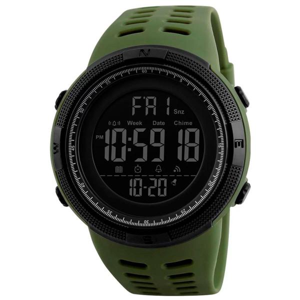 Relógio Masculino Skmei Led Digital 1251 a Prova DÁgua - Verde