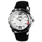 Relógio masculino skmei original analógico preto e branco modelo 0992
