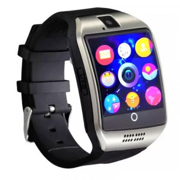 Relogio Masculino Smartwatch Q18 Ligações Android Preto - Smart Watch