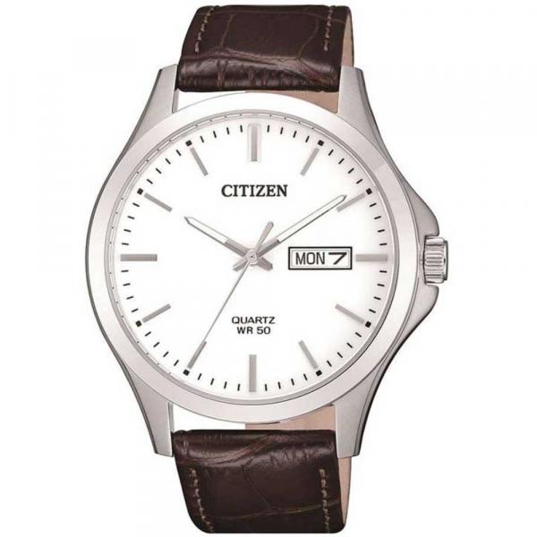 Relógio Masculino Social Citizen Pulseira de Couro Mr Tz20822q