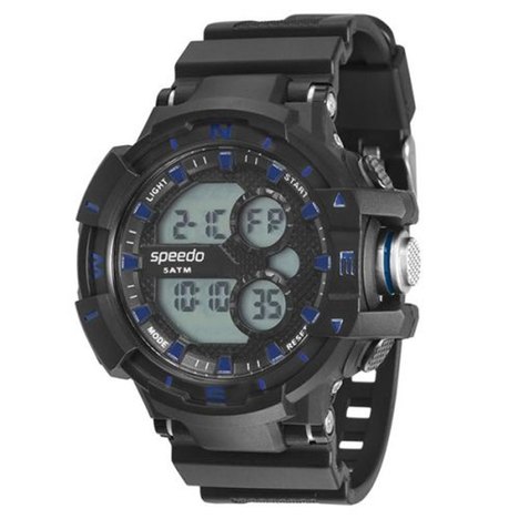 Relogio Masculino Speedo Digital - 81093G0egnp3 - Preto