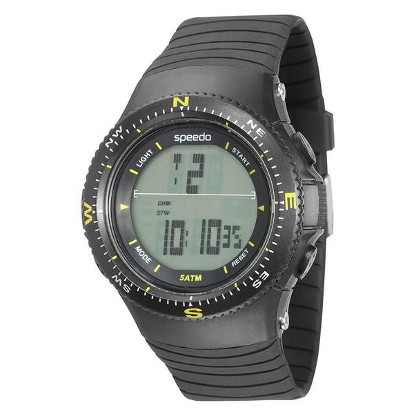 Relógio Masculino Speedo Digital + Kit Carregador de Celular - 81087G0EGNP2 Preto