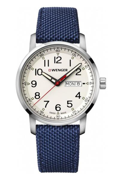 Relógio Masculino Suíço Wenger Linha Atitude 42mm Azul 01.1541.113