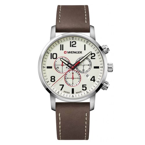 Relógio Masculino Suíço Wenger Linha Atitude Chrono 44mm 01.1543.105