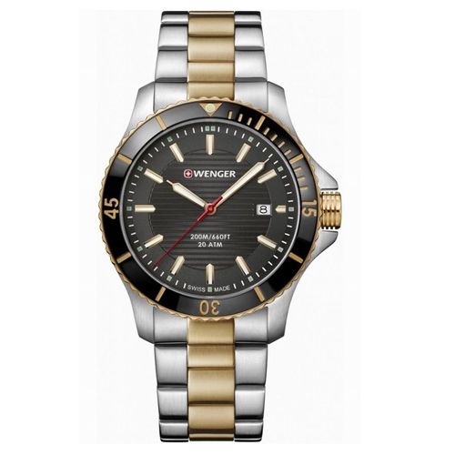 Relógio Masculino Suíço Wenger Linha Seaforce Aço Inox 01.0641.127