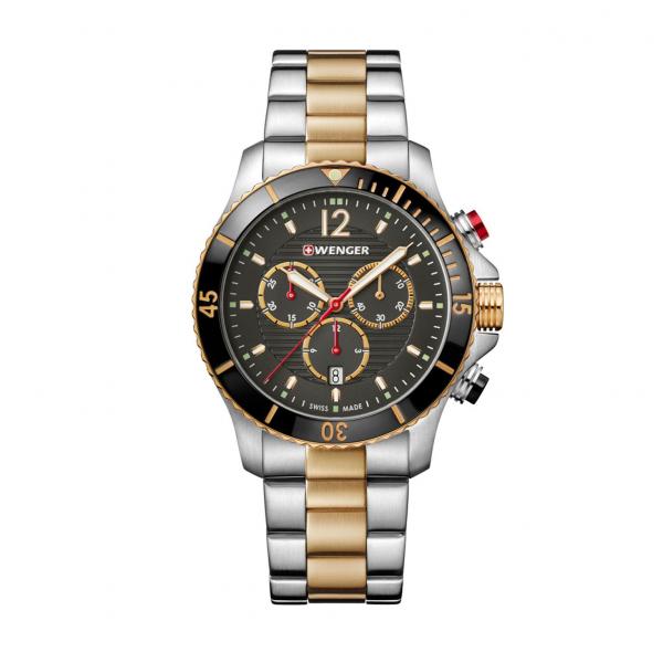 Relógio Masculino Suíço Wenger Linha Seaforce Chrono Aço Inox 01.0643.113