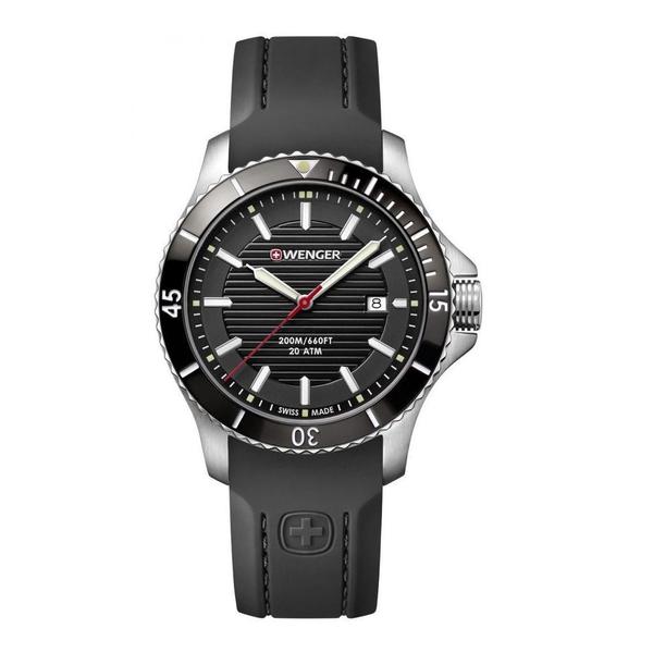 Relógio Masculino Suíço Wenger Linha Seaforce Preto 01.0641.117