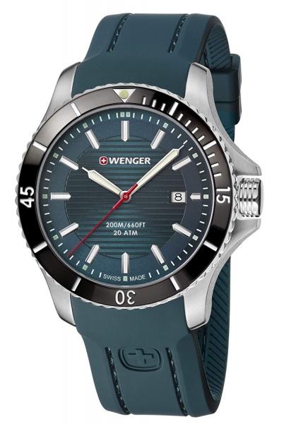 Relógio Masculino Suíço Wenger Linha Seaforce Verde 01.0641.128