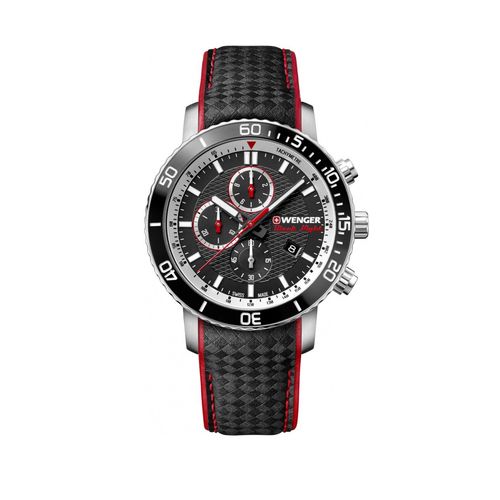 Relógio Masculino Suíço Wenger Roadster Black Night Chrono 45mm 01.1843.105