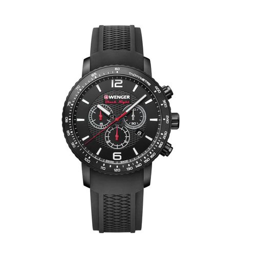 Relógio Masculino Suíço Wenger Roadster Black Night Chrono 45mm 01.1843.102