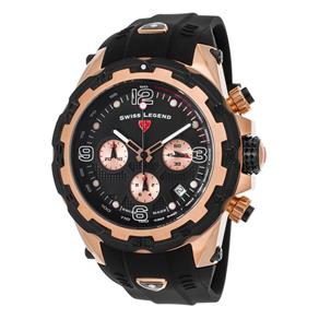 Relógio Masculino Swiss Legend - Modelo SL-15250SM-RG-01-BB a Prova D` Água