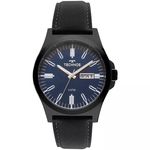 Relógio Masculino Technos 2305BA/2A 44mm Couro Preto