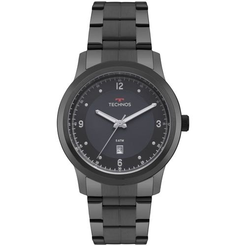 Relógio Masculino Technos 2115MRG/4A 45mm Aço Grafite