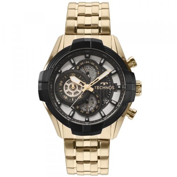 Relógio Masculino Technos Aço Dourado JS15EW/4P 48mm