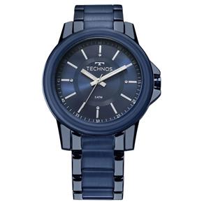 Relógio Masculino Technos Aço Inoxidável Azul Wr 2035mkj/4a